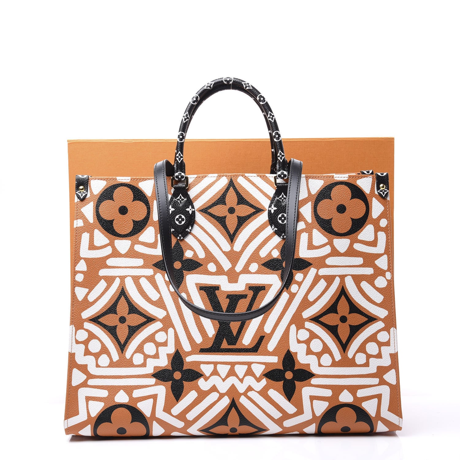 Louis Vuitton Monogram Giant Crafty Onthego GM Crème Caramel 10 of 10