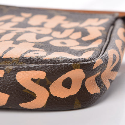 Louis Vuitton Monogram Graffiti Pochette Accessories Peach 9 of 9