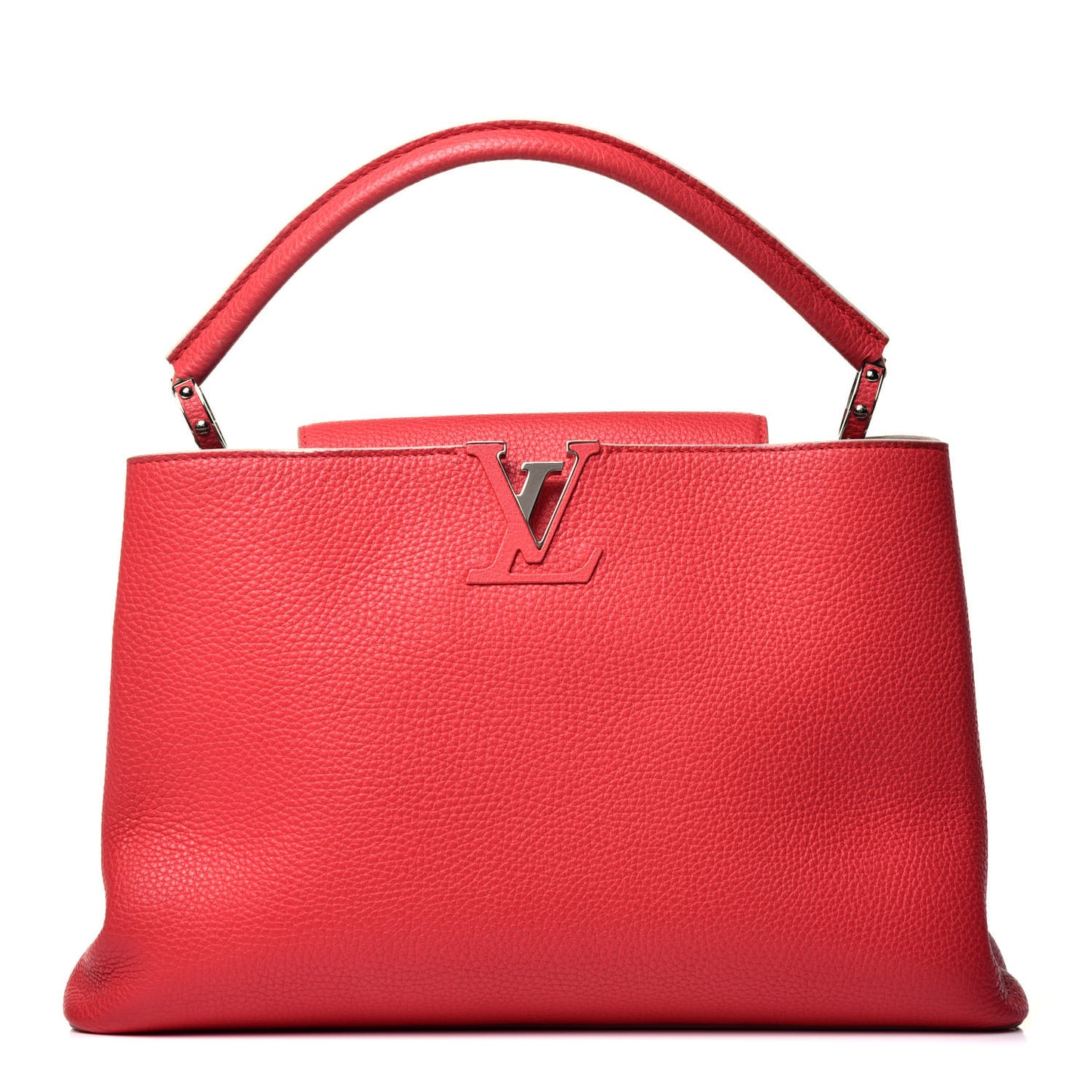 Taurillon Capucines MM Rubis