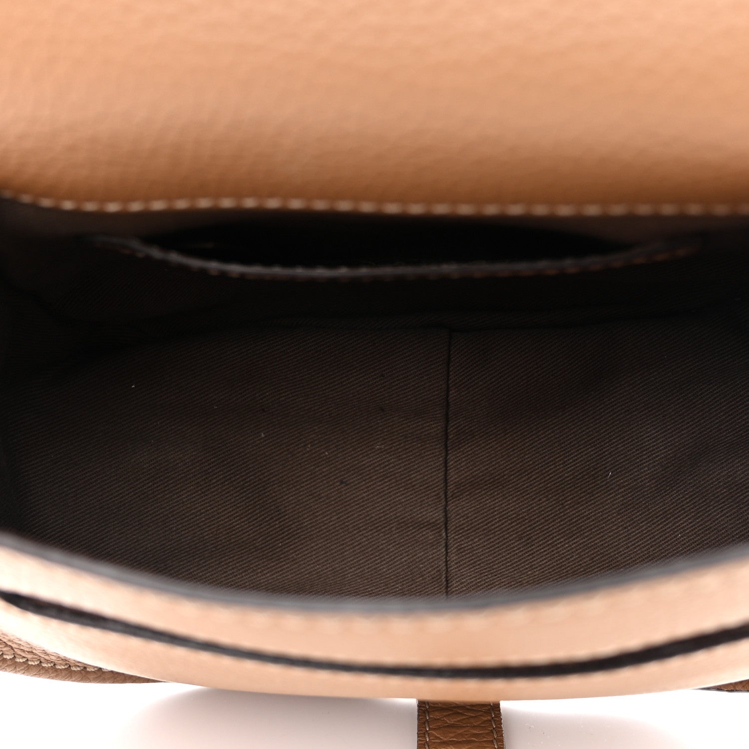 Chloe Grained Calfskin Small Marcie Saddle Bag Nut 5 of 15