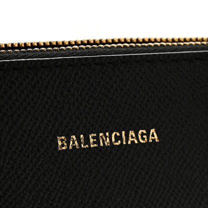 Balenciaga Signature Grained Calfskin Logo S Ville Top Handle Bag Black 6 of 11