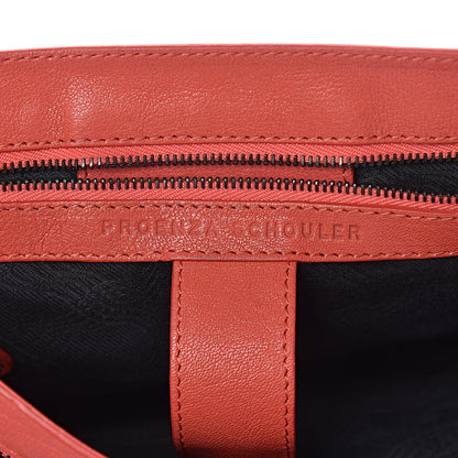 Proenza Schouler Lambskin Medium PS1 Satchel Deep Coral 6 of 21