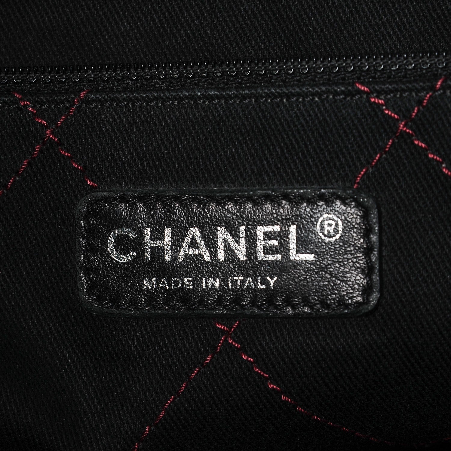 Chanel Grained Calfskin Shopping Fever Tote Red 8 of 11