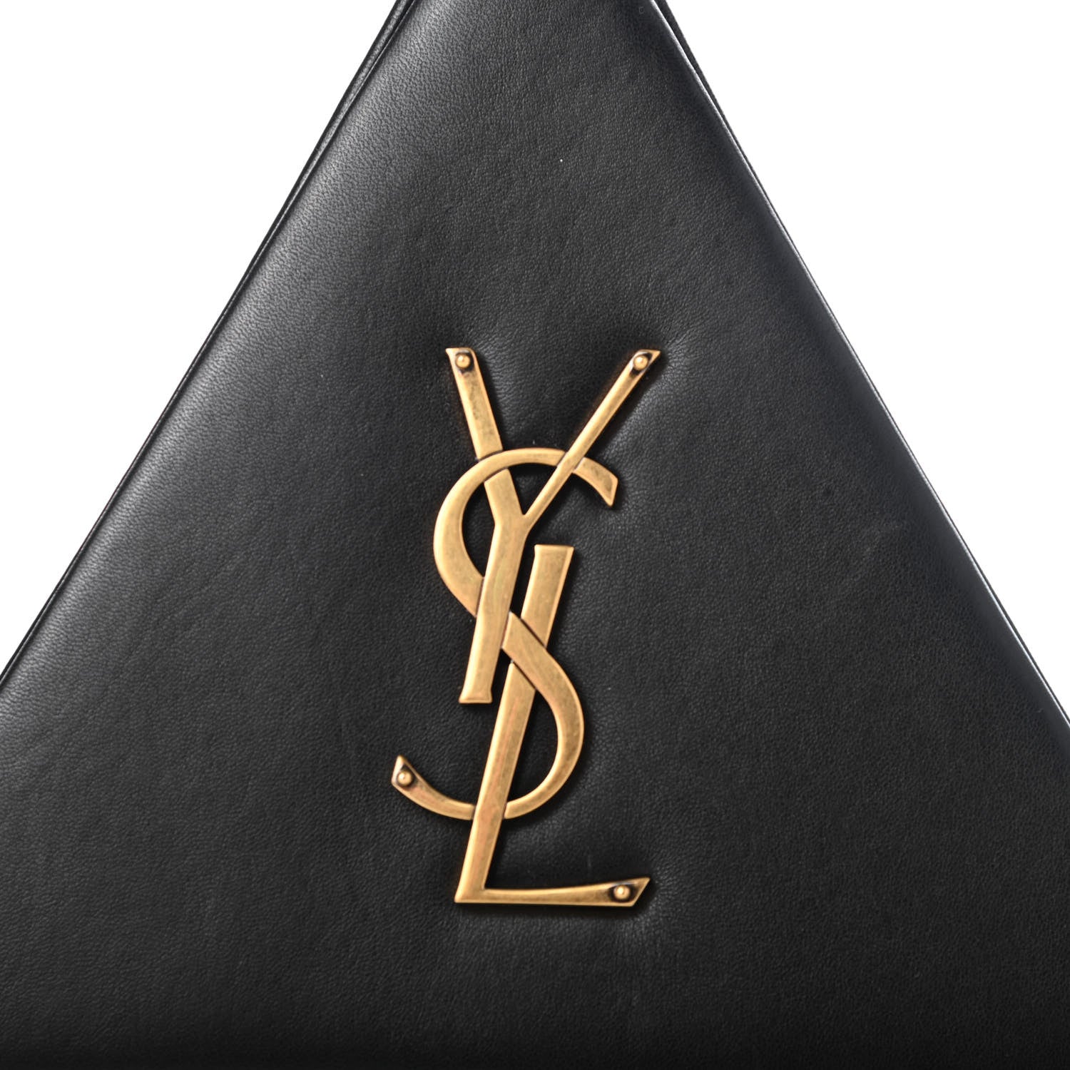 Saint Laurent Lambskin Pyramid Clutch Black 11 of 11