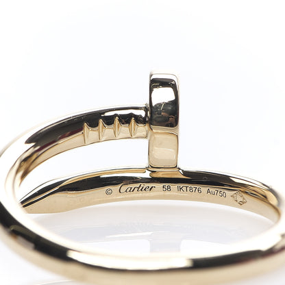 Cartier 18K Yellow Gold Juste Un Clou Ring 58 8.25 3 of 5