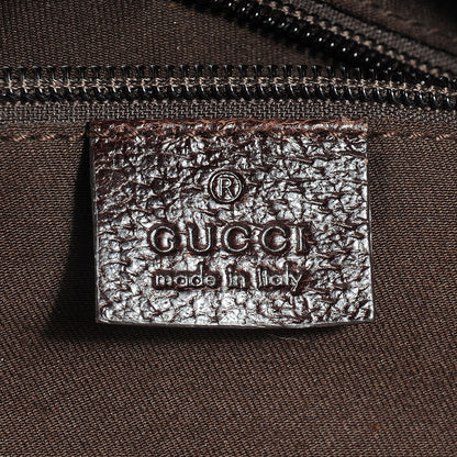 Gucci GG Monogram Web Medium Classic Backpack Brown 6 of 7