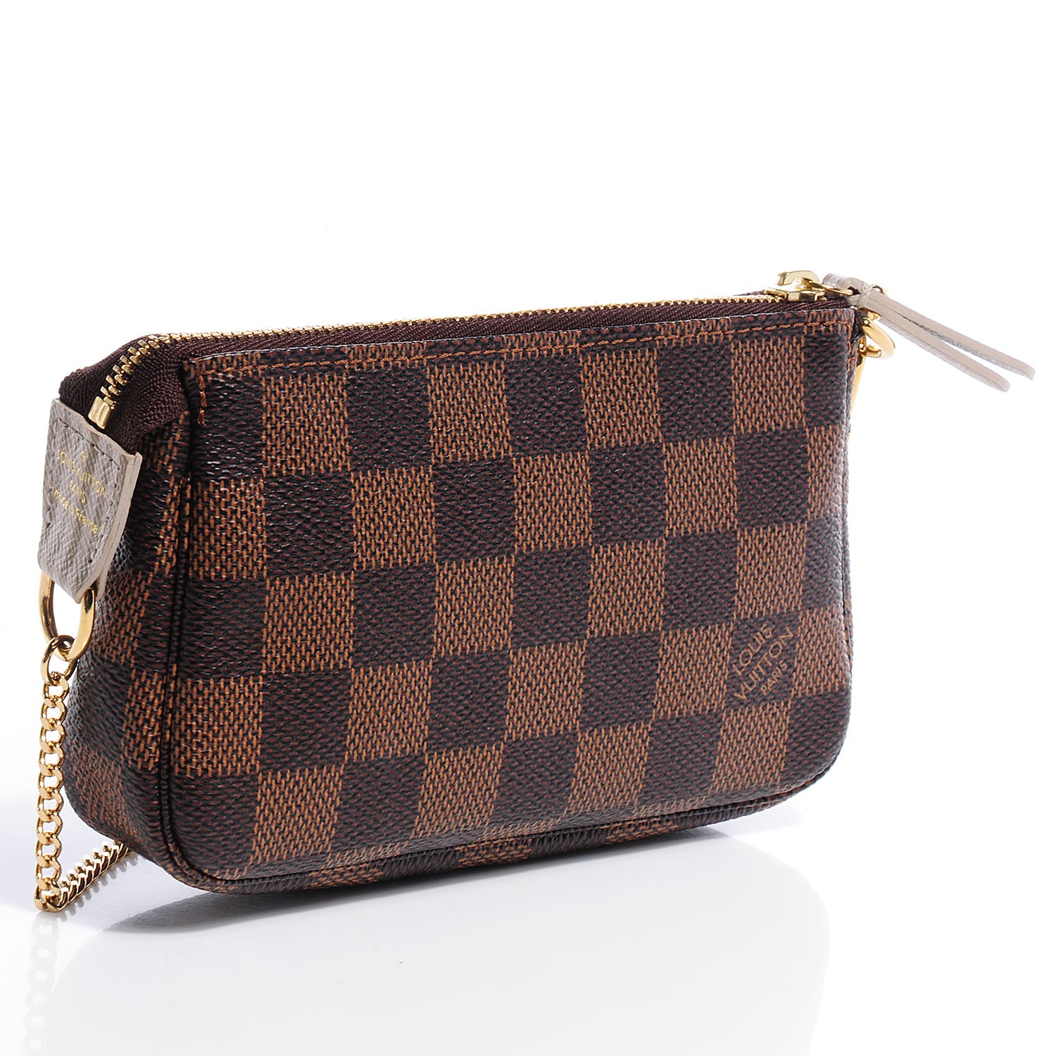 Louis Vuitton Damier Ebene Trunks and Locks Mini Pochette Accessories 3 of 7