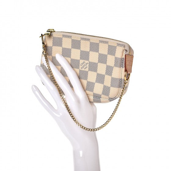 Louis Vuitton Damier Azur Mini Pochette Accessories 2 of 8