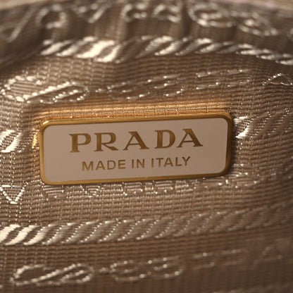 Prada Sequin Mini Re-Edition 2000 Shoulder Bag Cammeo 6 of 10