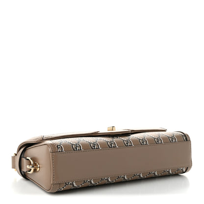 Gucci GG Shadow Monogram Small Luce Shoulder Bag Beige 4 of 10