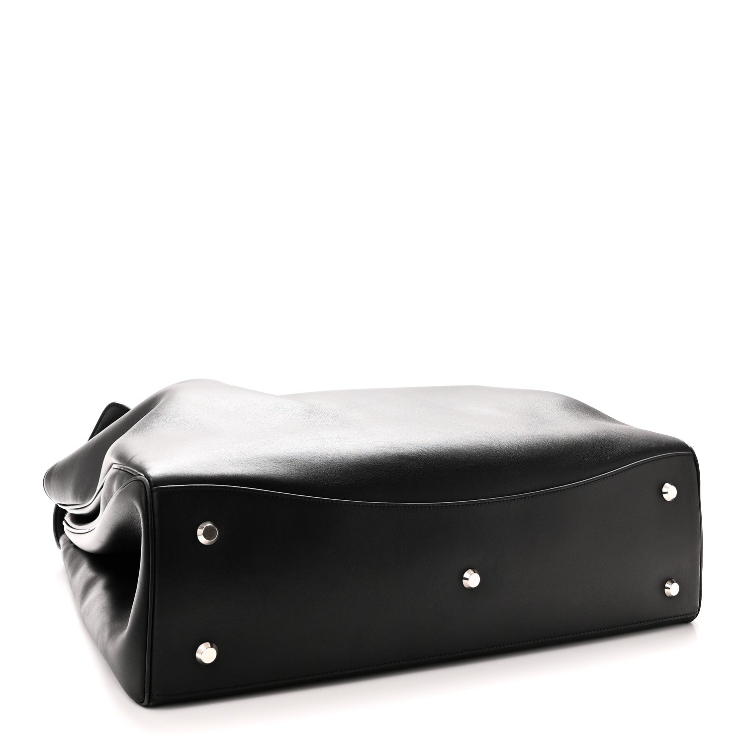 Balenciaga Smooth Calfskin Rodeo XL Top Handle Handbag Black Black 4 of 9