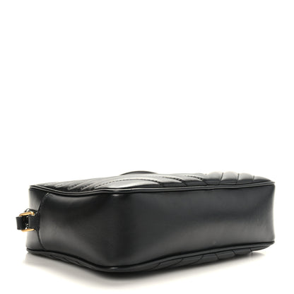 Saint Laurent Calfskin Matelasse Monogram Lou Camera Bag Black 4 of 10