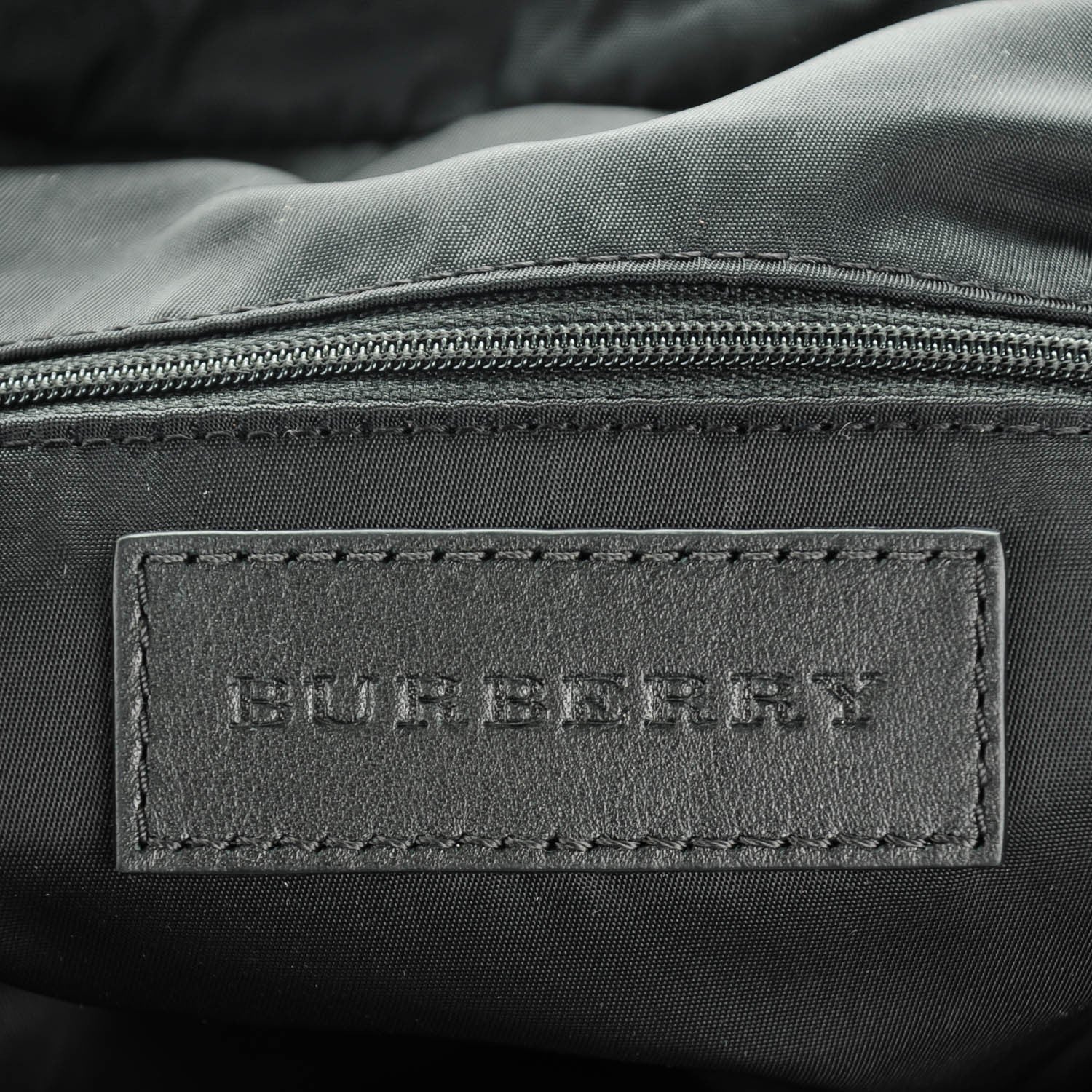 Burberry Nylon Check Small Buckleigh Packable Tote Bright Burgundy 6 of 8