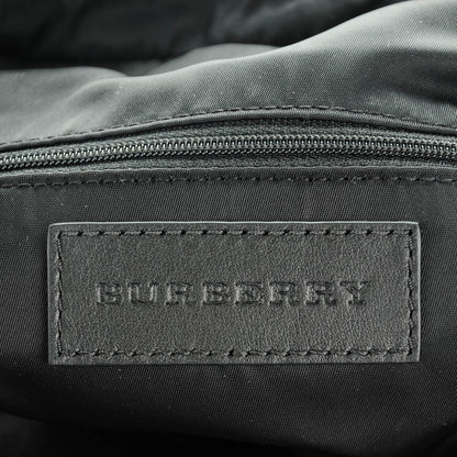 Burberry Nylon Check Small Buckleigh Packable Tote Bright Burgundy 6 of 8