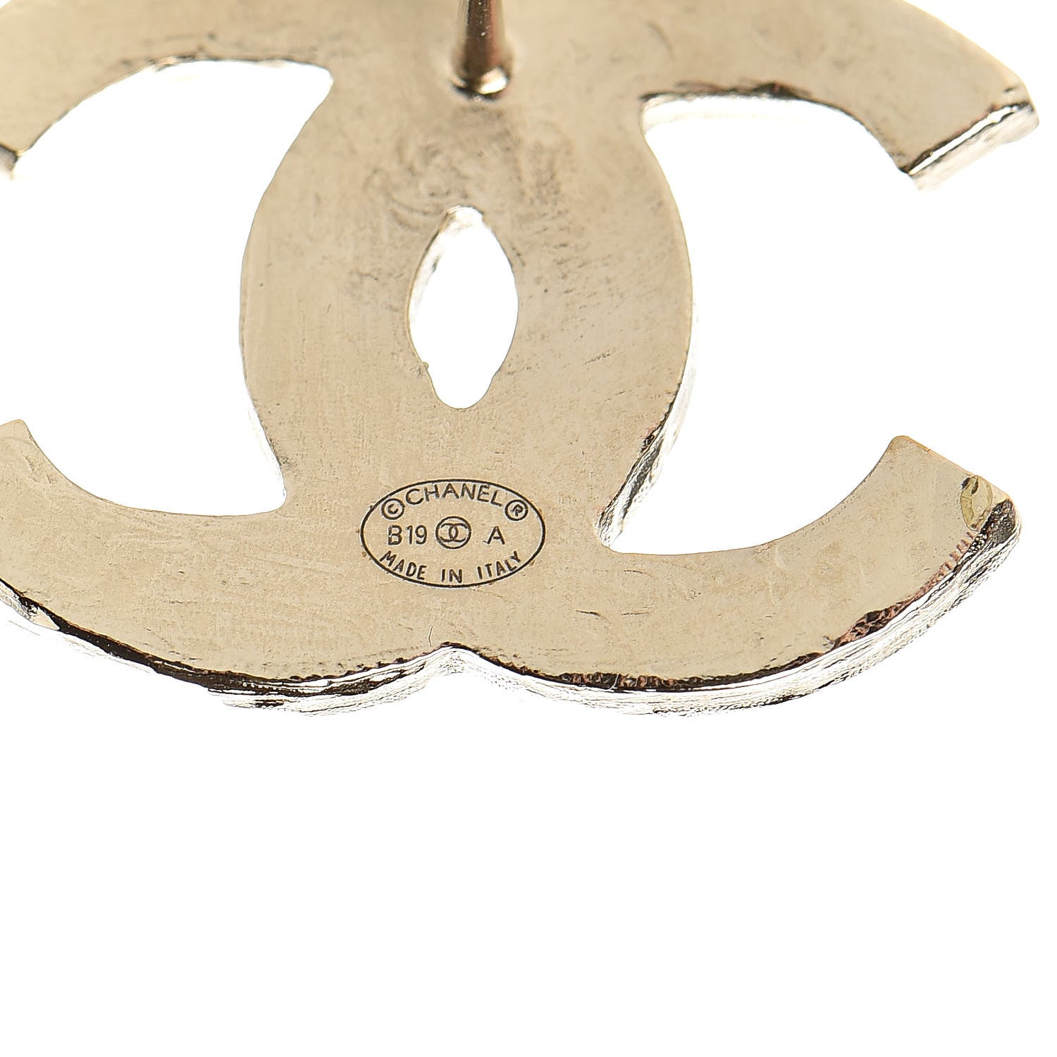 Chanel Metal Gripoix Along The Nile Earrings Gold Orange 4 of 5