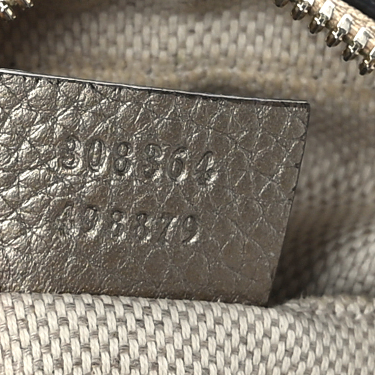 Gucci Metallic Cellarius Calfskin Small Soho Disco Bag Sasso 7 of 10