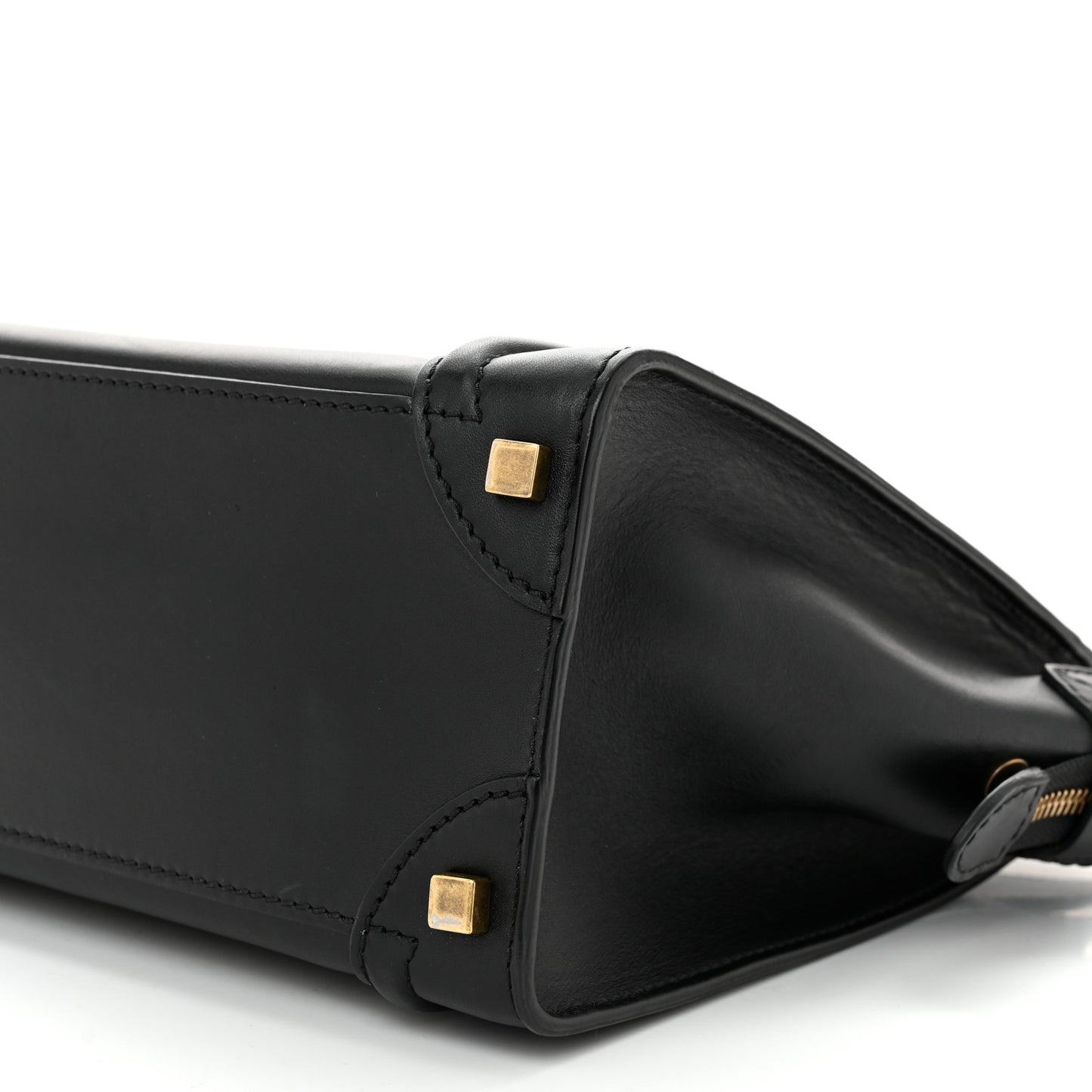 Smooth Calfskin Micro Luggage Black