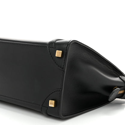 Celine Smooth Calfskin Micro Luggage Black 10 of 11