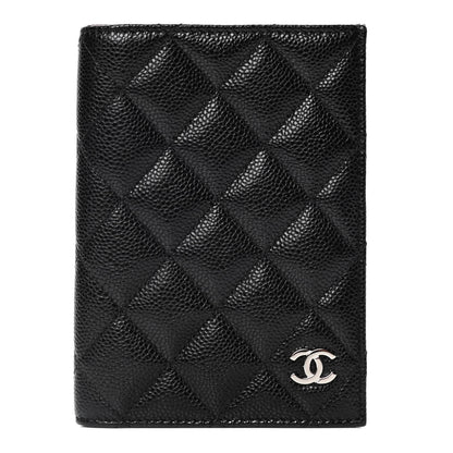 Chanel Caviar Quilted Passport Holder Black 1 of 6