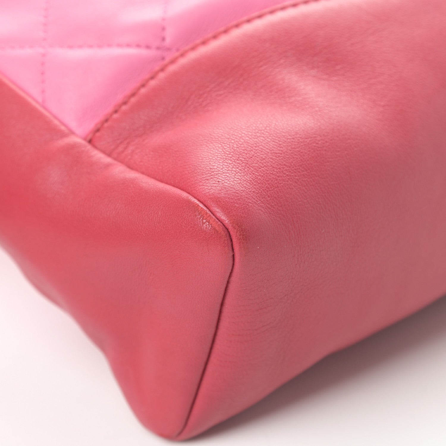 Chanel Aged Calfskin Quilted Large 31 Shopping Bag Pink Light Red 9 of 16