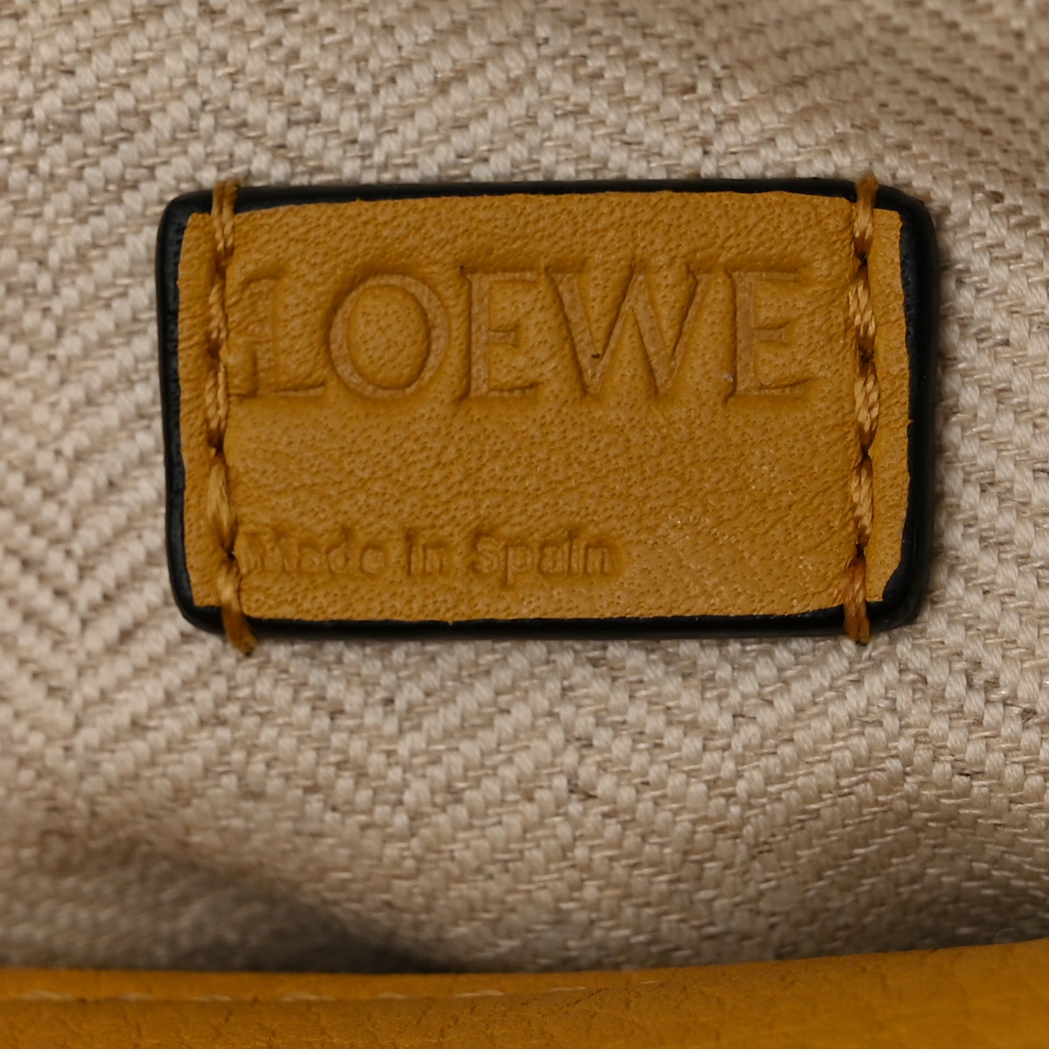 Loewe Calfskin Mini Puzzle Bag Mustard Tan 6 of 11