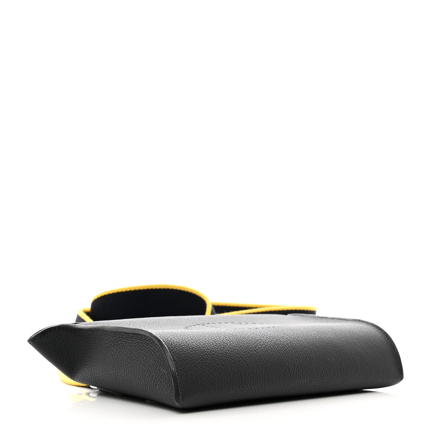 Hermes Togo Videpoches Caban Jaune De Naples Indigo 4 of 8