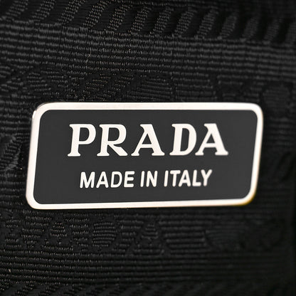 Prada Terry Cloth Mini Re-Edition 2000 Bag Giallo Black 6 of 10