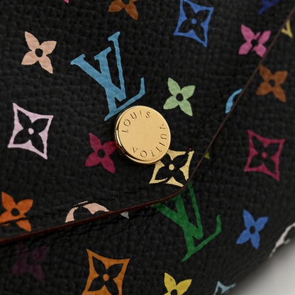 Louis Vuitton Monogram Multicolor Sarah Wallet NM Black Grenade 10 of 11