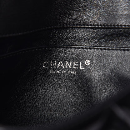 Chanel Patent Quilted Clutch with Chain Flap Black 7 of 9