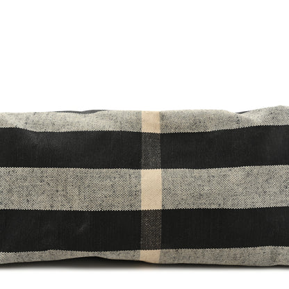 Burberry Coated Canvas Mega Check Medium Doodle Tote Black White 14 of 15