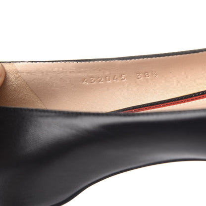 Gucci Calfskin Web Ballerina Flat 38.5 Black 8 of 9