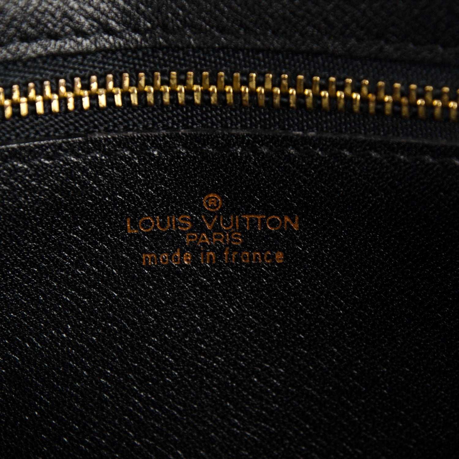 Louis Vuitton Epi Montaigne Clutch MM Black 6 of 7
