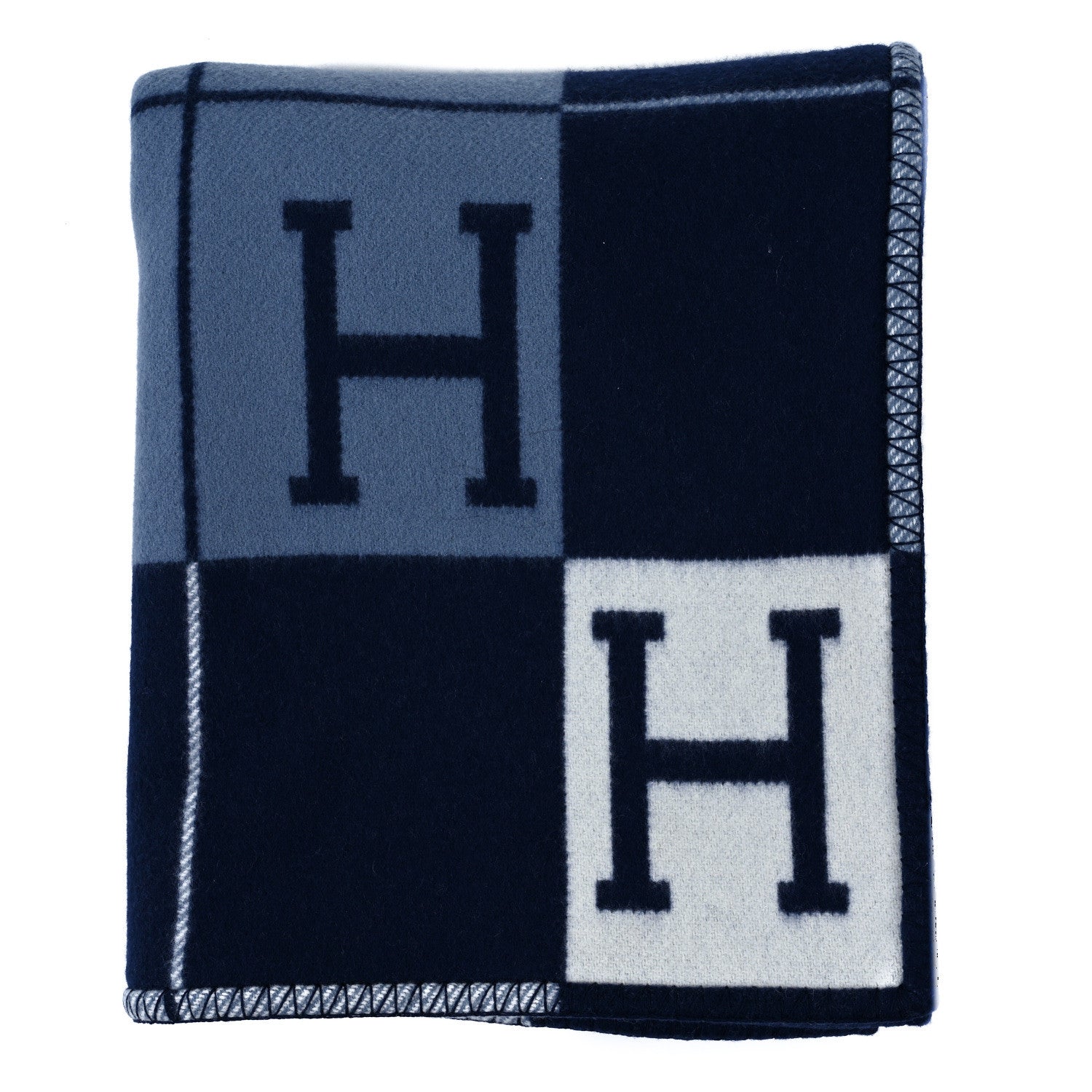 Hermes Wool Cashmere Avalon III Blanket Caban Ecru 1 of 3