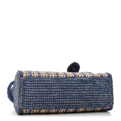 Jacquemus Raffia Le Petit Turismo Blue Natural 4 of 10