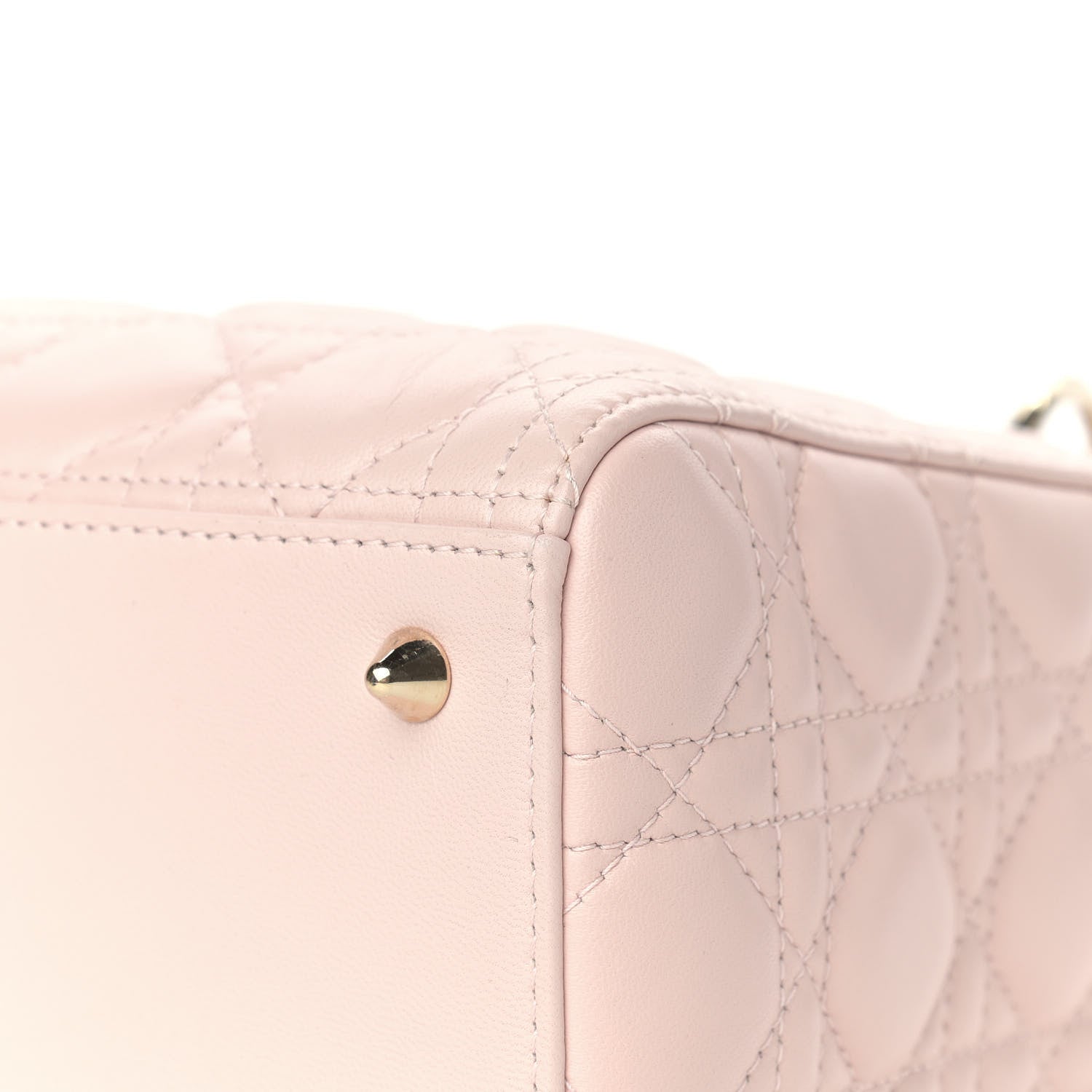 Christian Dior Lambskin Cannage Medium Lady Dior Light Pink 11 of 11