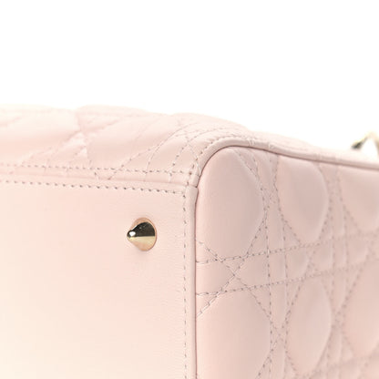 Christian Dior Lambskin Cannage Medium Lady Dior Light Pink 11 of 11