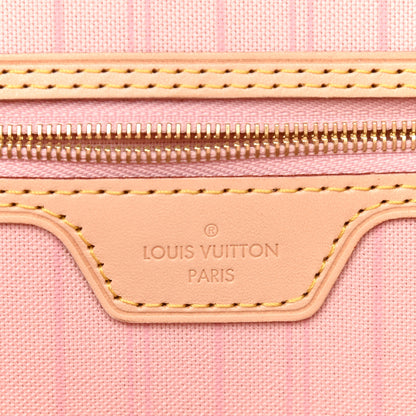Louis Vuitton Damier Azur Neo Neverfull GM Rose Ballerine 7 of 14