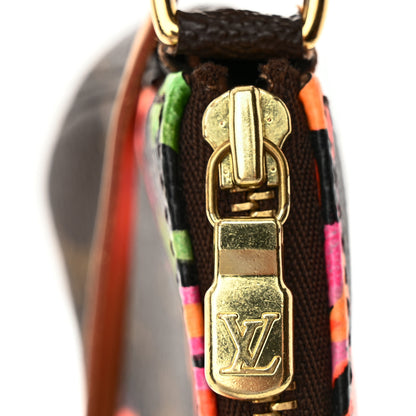 Louis Vuitton LOUIS VUITTON Monogram Roses Pochette Accessories Long Strap 11 of 12