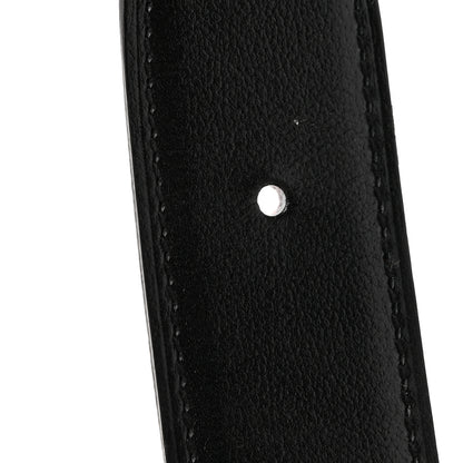 Hermes Box Togo 32mm Ancre Belt 115 46 Black Orange 8 of 8