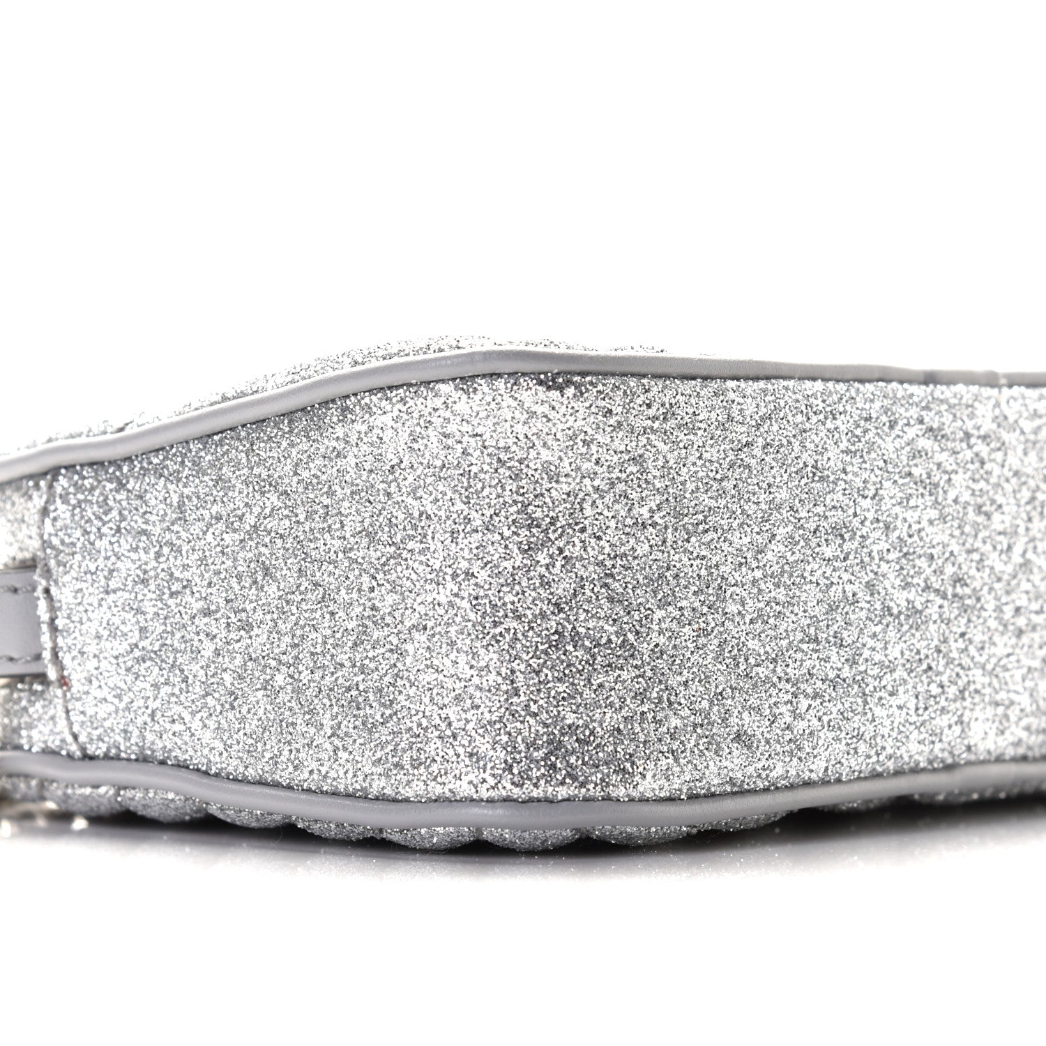 Stella McCartney Glitter Star Patch Shoulder Bag Silver 7 of 10