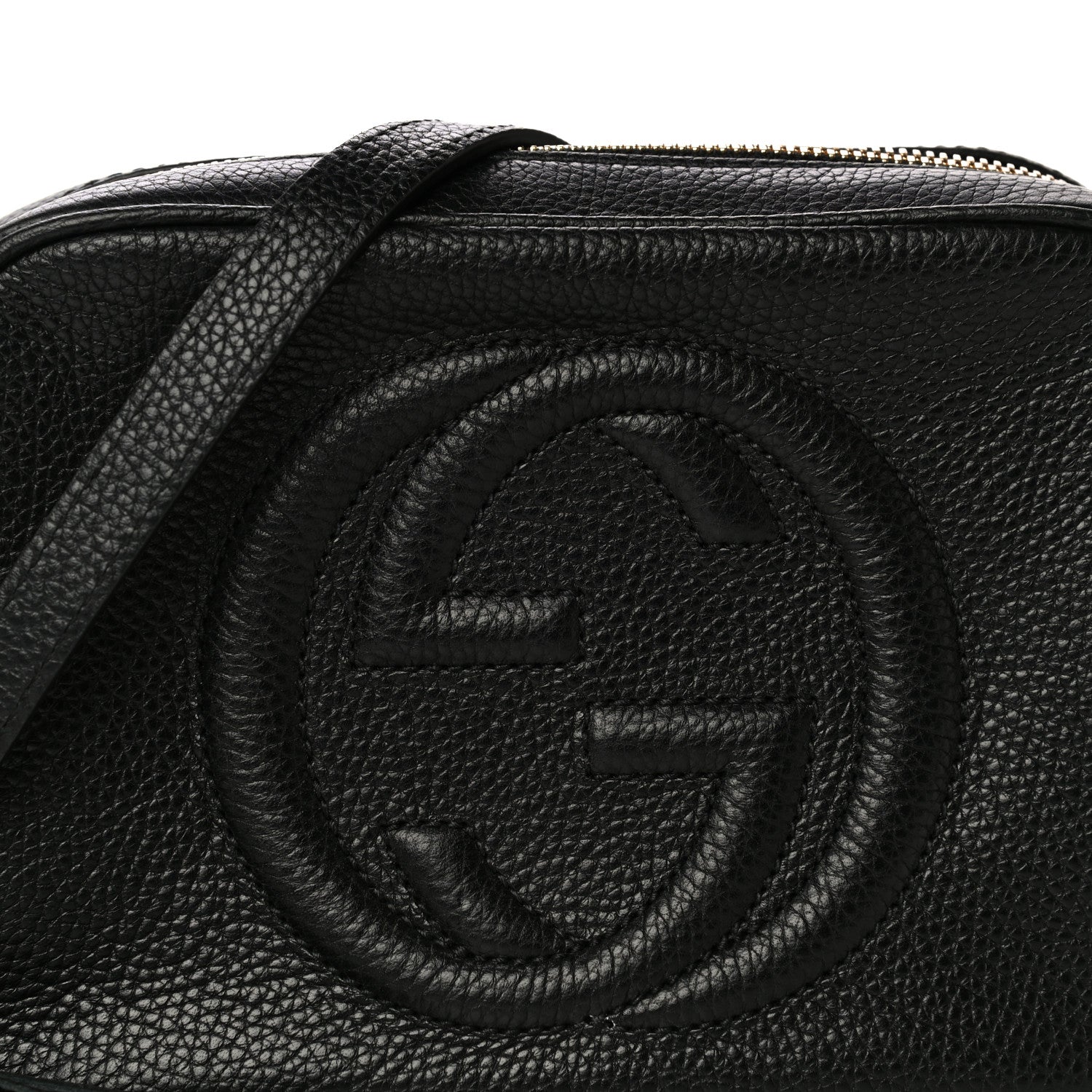 Gucci Pebbled Calfskin Small Soho Disco Bag Black 8 of 10
