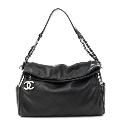 Chanel Lambskin Ultimate Soft Hobo Black 1 of 10