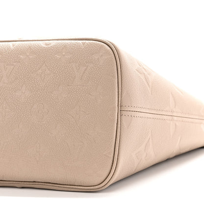 Louis Vuitton Empreinte Monogram Giant Neverfull MM Tourterelle 10 of 10