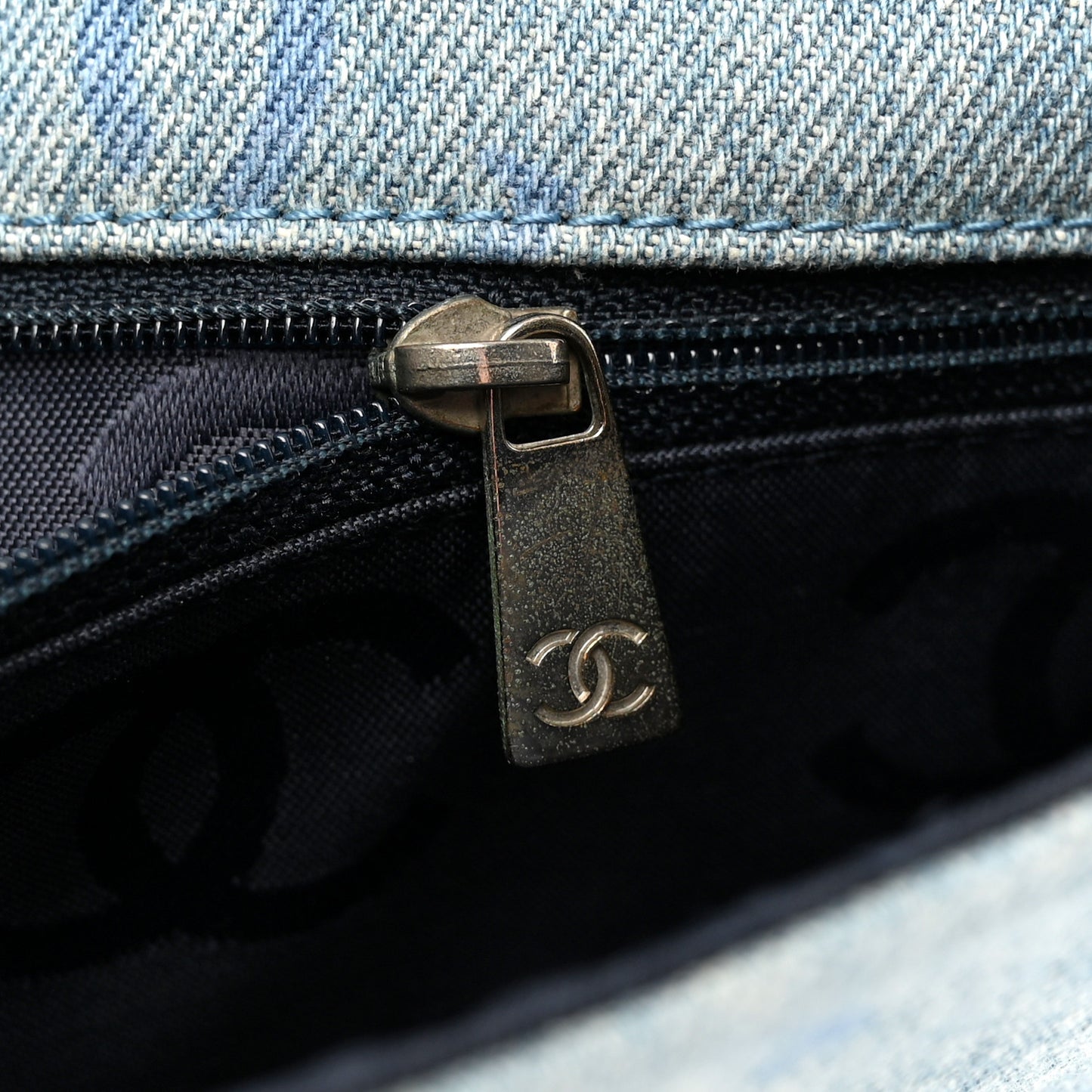 Denim CC Clutch Blue