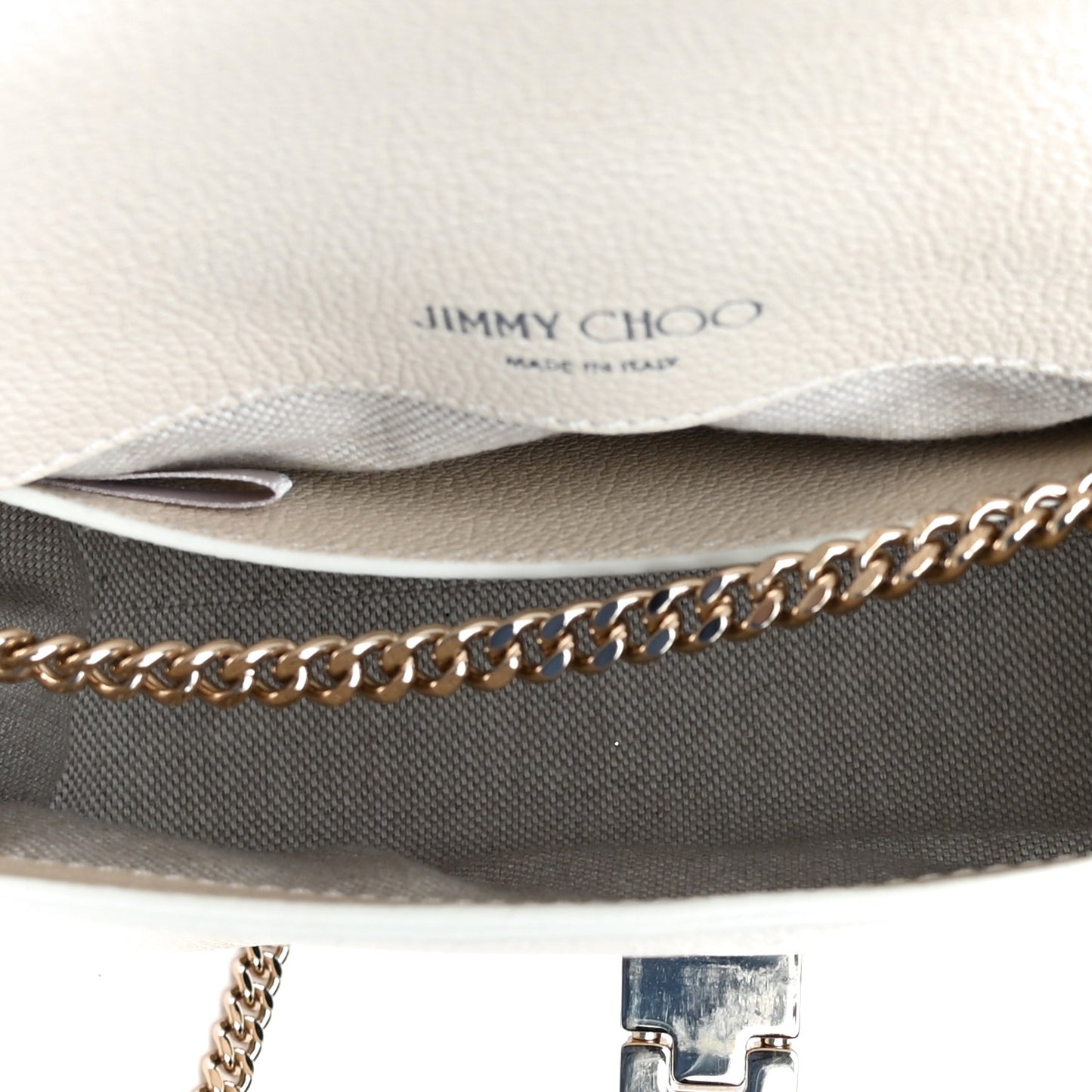 Grainy Calfskin Small Marianne Shoulder Bag Linen