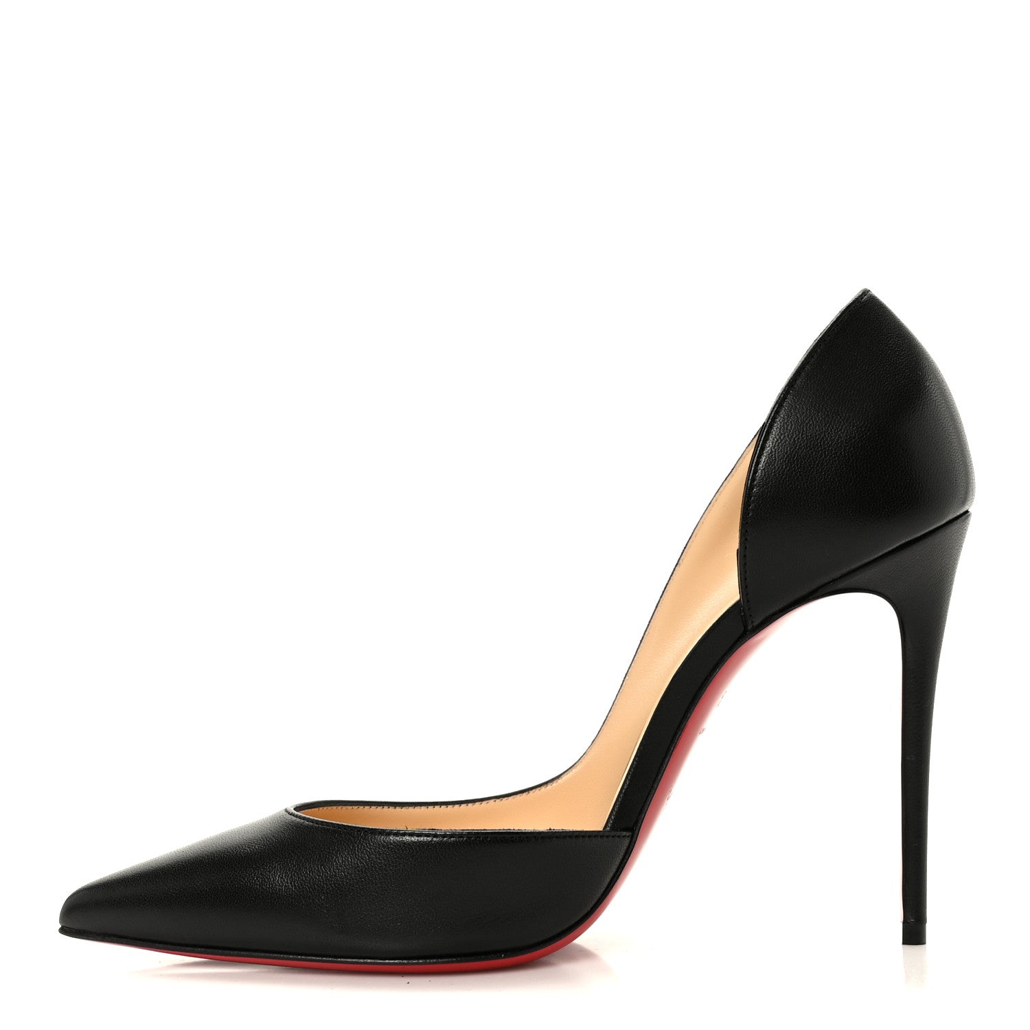 Christian Louboutin Shiny Nappa Iriza 100 Pumps 37.5 Black 1 of 9
