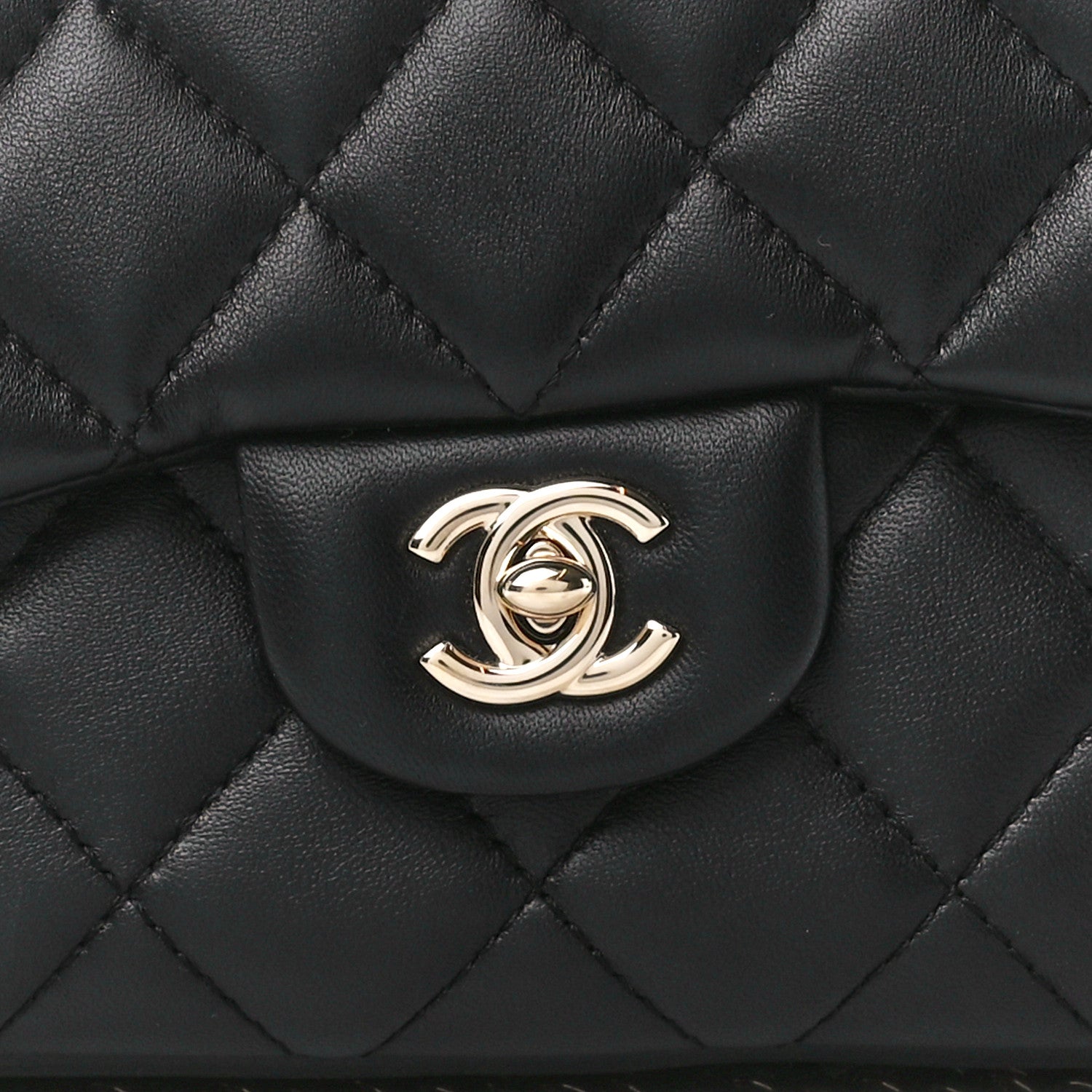 Chanel Lambskin Quilted Small My Precious Flap Black 9 of 11