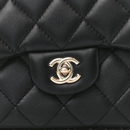 Chanel Lambskin Quilted Small My Precious Flap Black 9 of 11