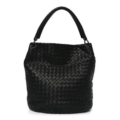 Bottega Veneta Nappa Intrecciato Bucket Bag Black 1 of 11