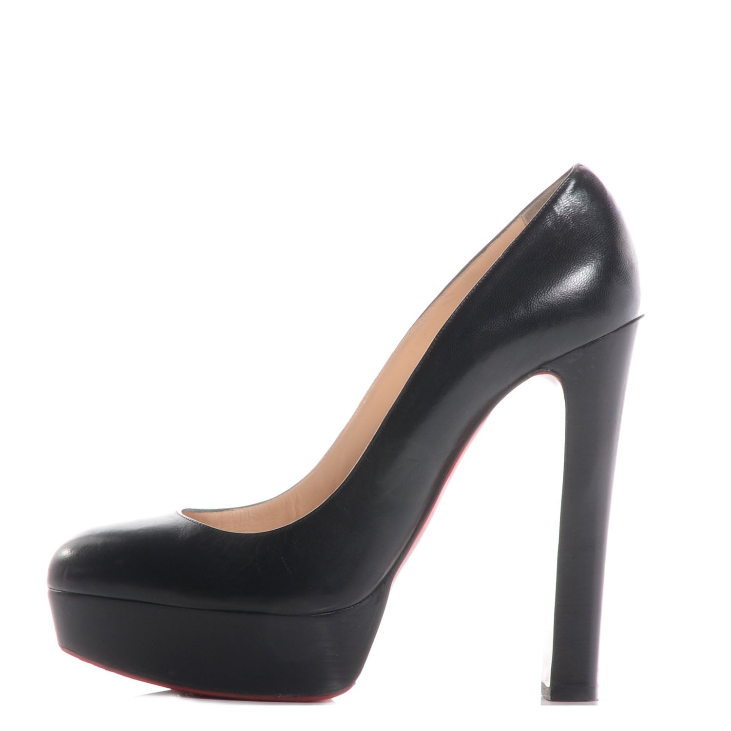 Christian Louboutin Calfskin Bibi 140 Pumps 40.5 Black 1 of 9
